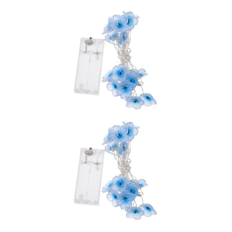 2 Sets Battery Peach Blossom Lamp String Decorative Flower Shape Lamp String - Image 4
