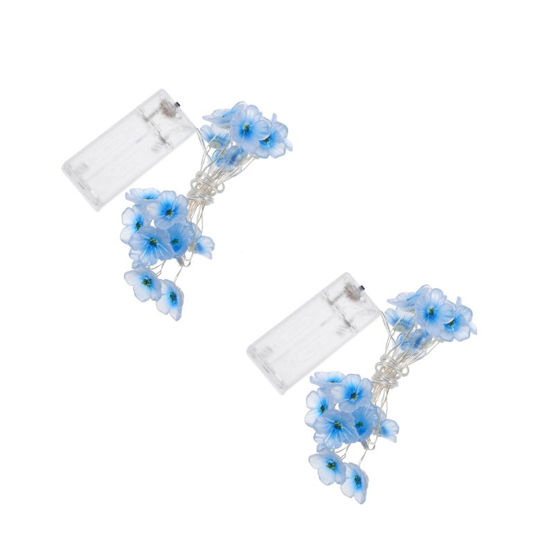 2 Sets Battery Peach Blossom Lamp String Decorative Flower Shape Lamp String - Image 3