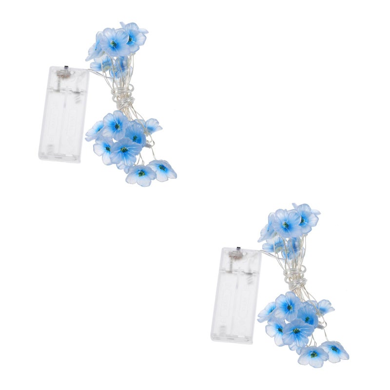 2 Sets Battery Peach Blossom Lamp String Decorative Flower Shape Lamp String - Image 5