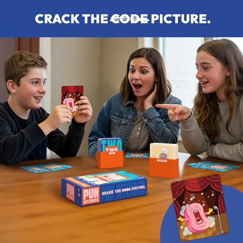 Gouda Games Pun Intended - Hilarious Picture Guessing Card Game for Families & Adults, Fast-Paced Wordplay Fun, Gifts for Pun & Game Lovers, 2-10 Players - Image 3