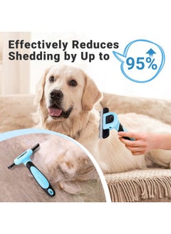 MIU COLOR Pet Grooming Brush, Deshedding Tool for Dogs & Cats, Effectively Reduces Shedding by up to 95% for Short Medium and Long Pet Hair  - Image 3