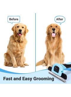 MIU COLOR Pet Grooming Brush, Deshedding Tool for Dogs & Cats, Effectively Reduces Shedding by up to 95% for Short Medium and Long Pet Hair  - Image 4