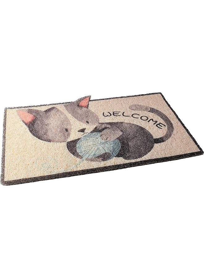 Home Concept Slip Silk Circle Door Mat 75 * 45 CM - Image 1