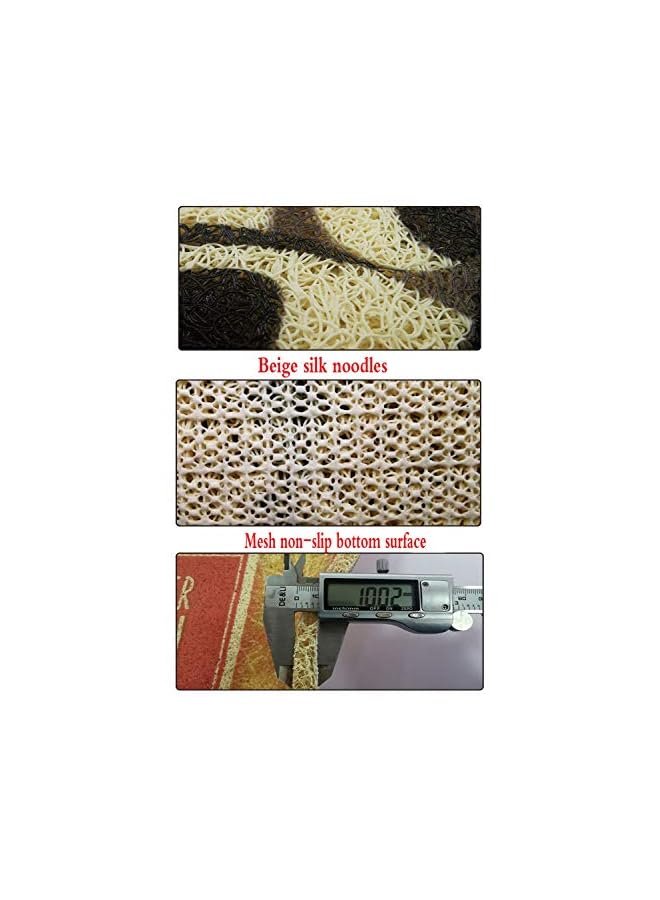 Home Concept Slip Silk Circle Door Mat 75 * 45 CM - Image 3