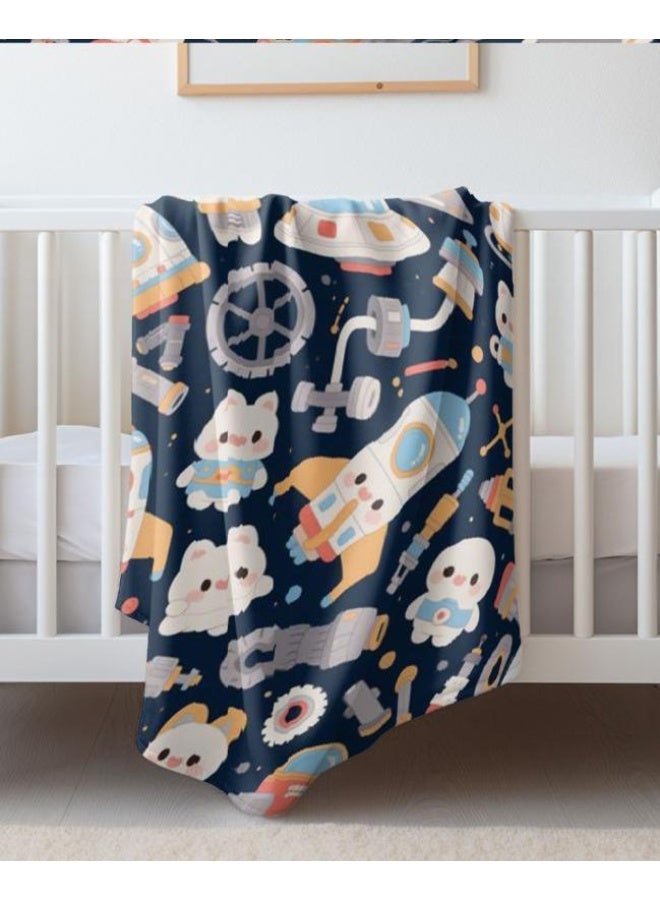 general Flannel thin blanket (warm and comfortable, suitable for sleep, gaming, dust removal and sandproof) 150cm*200cm - 123 - Image 3