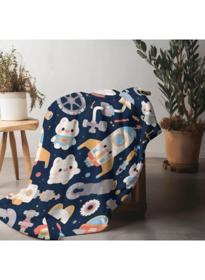 general Flannel thin blanket (warm and comfortable, suitable for sleep, gaming, dust removal and sandproof) 150cm*200cm - 123 - Image 4