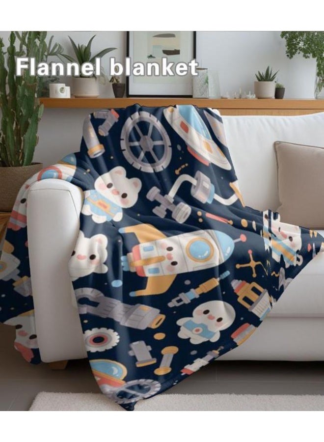 general Flannel thin blanket (warm and comfortable, suitable for sleep, gaming, dust removal and sandproof) 150cm*200cm - 123 - Image 5