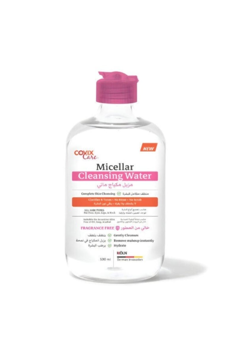 covix Cofix Micellar Water Makeup Remover 500ml Fragrance Free