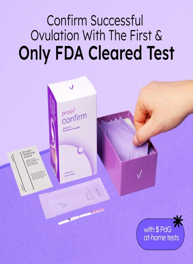 Proov Predict & Confirm Ovulation | Predict The Fertile Window and Confirm Successful Ovulation with one Dual-Hormone Test kit | 15 LH Tests and 5 FDA Cleared PdG Tests | One Cycle Pack - Image 4