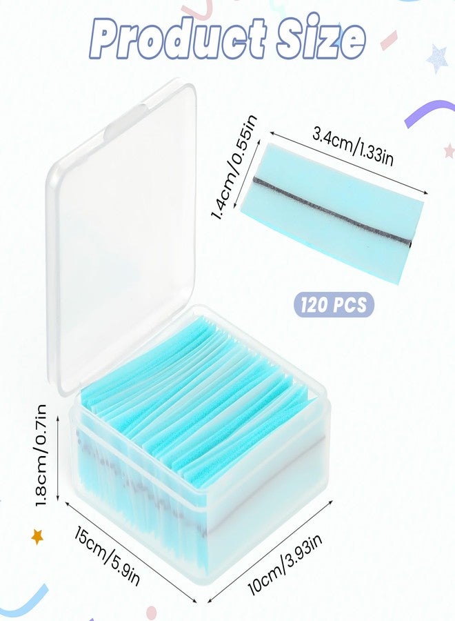 Gtziqa 120 Pcs Self Adhesive Eyelashes Tape, Strong-Hold False Eyelash Tape Strip Reusable Lash Glue Strip Waterproof Lash Tapes Eyelash Glue Liner Natural Look Long Lasting (Black Band) - Image 2