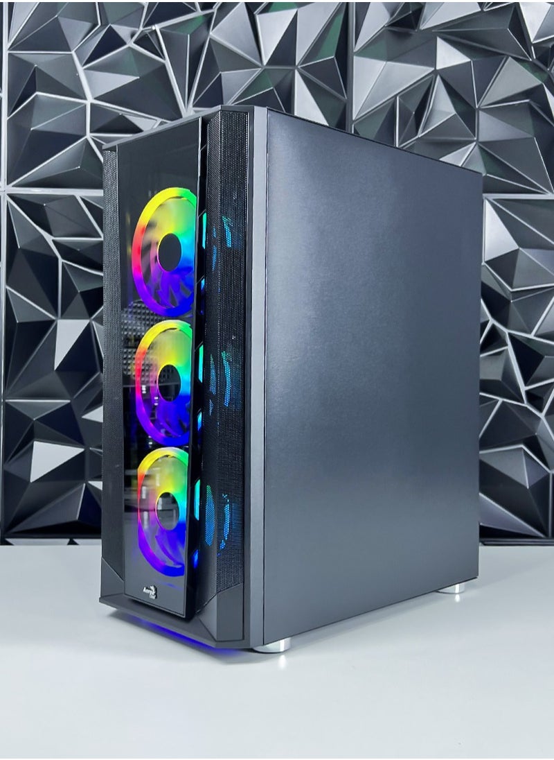 Dark Nova Air Gaming PC - Intel Core i5-12400F Processor | NVIDIA RTX 3050 6GB GPU | 16GB DDR4 RAM | 1TB M.2 NVMe SSD | Air Cooler | WiFi/Bluetooth Ready | Windows 11 Pro | Game Sekret Desktop Computer Tower