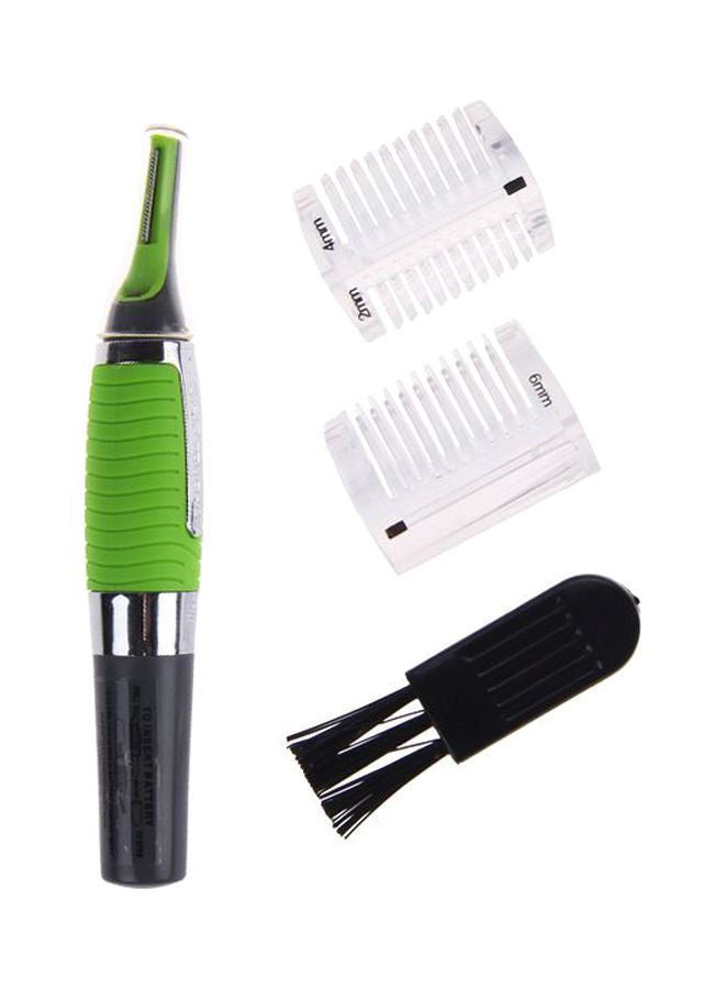 NIBEMINENT Built-In Light Hair Trimmer Green/Black/Silver - Image 1