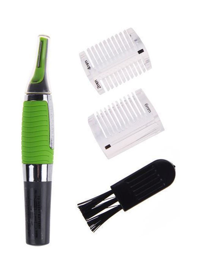 NIBEMINENT Built-In Light Hair Trimmer Green/Black/Silver - Image 2