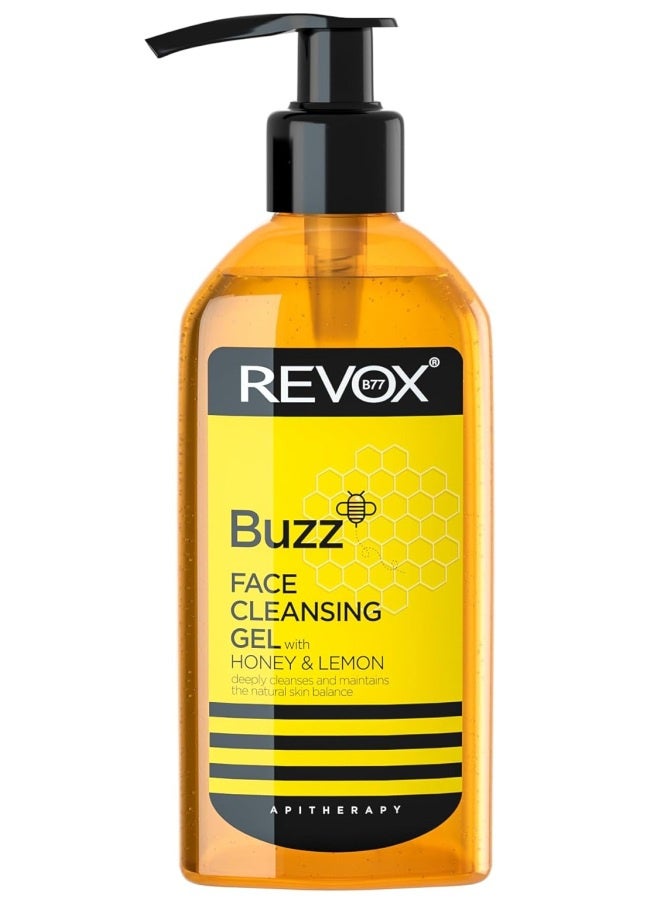 REVOX Buzz Face Cleansing Gel Honey & Lemon - 180ml - Image 1