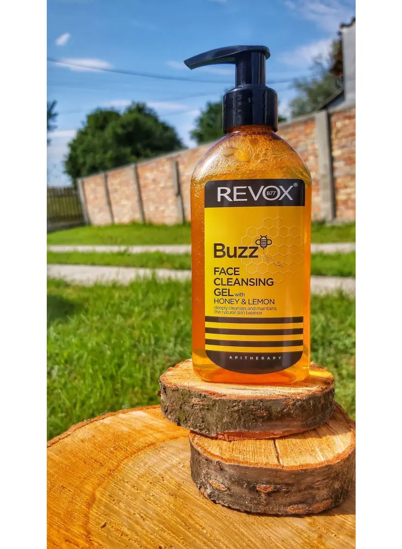 REVOX Buzz Face Cleansing Gel Honey & Lemon - 180ml - Image 4