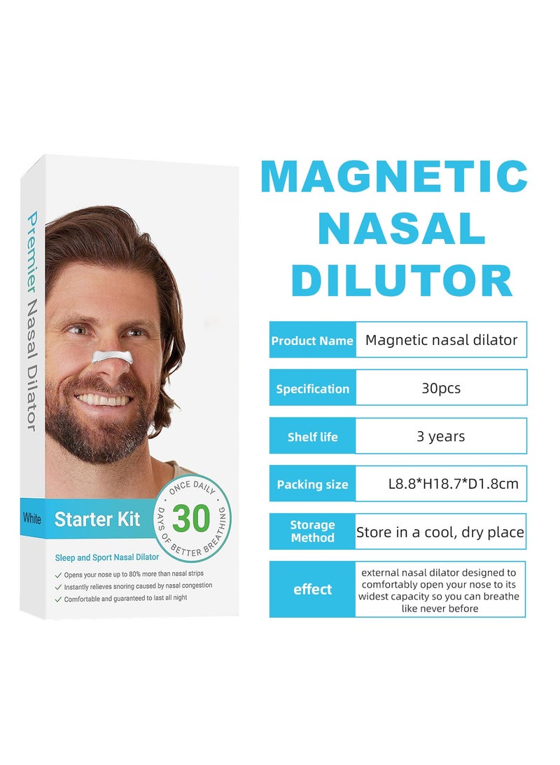 Tanwer Nasal respiratory dilator, anti snoring device, anti snoring device, male and female compatible 30 pairs - Image 2