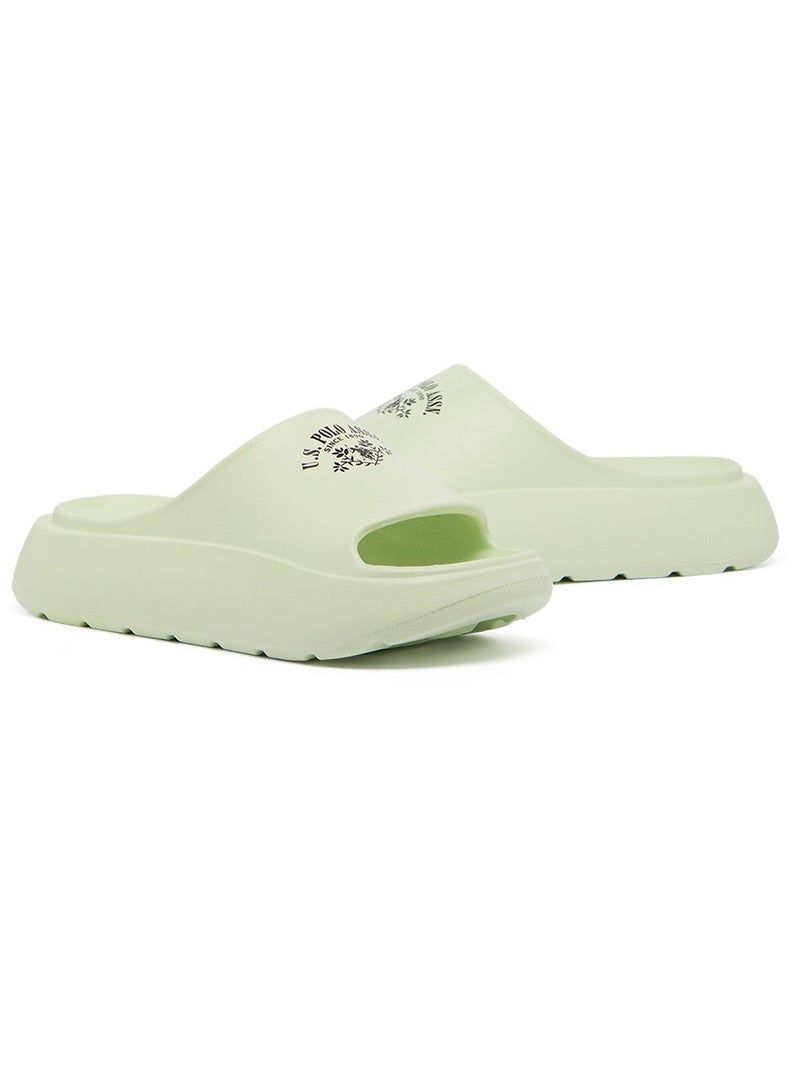 U.S. Polo Assn. Women's Mint Slides - High-Quality Sole Lightweight Shoes & Trendy Design - Image 2