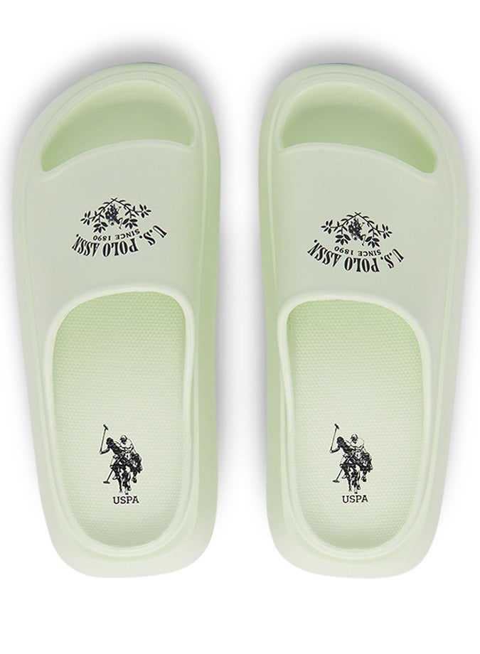 U.S. Polo Assn. Women's Mint Slides - High-Quality Sole Lightweight Shoes & Trendy Design - Image 4