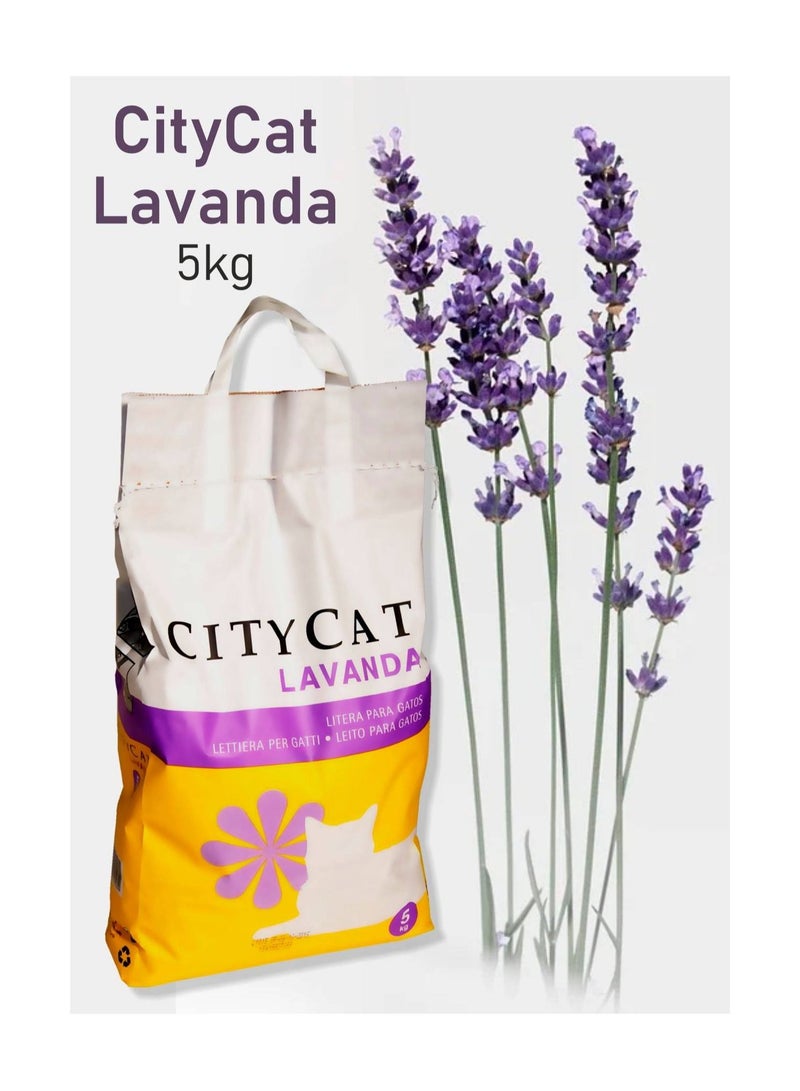 Citycat Lavender Scented Cat Litter 5l - Image 1