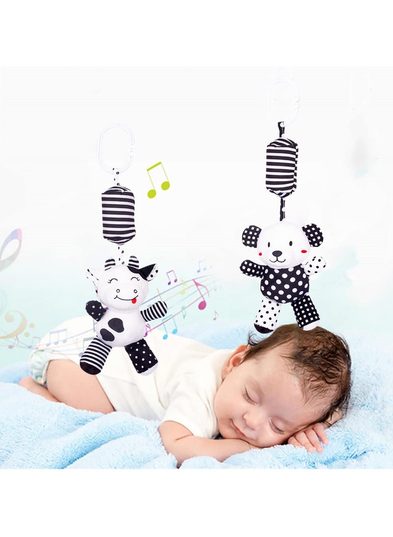 Colorful Baby Spiral Plush Toys for Car Seats and Cribs, Sensory Hanging Rattles for Newborns, Perfect Gift for Infants - Image 5