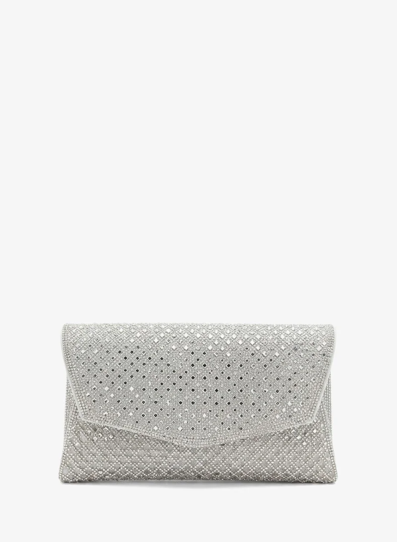 Viny Viny Women's Crystal Lattice Envelope Clutch – Rhinestone Embellished Evening Bag