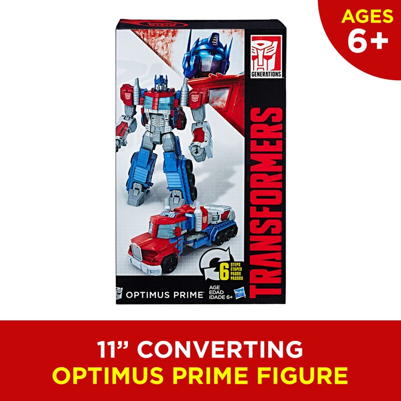 TRANSFORMERS ألعاب ترانسفورمرز - شخصية أوبتيموس برايم البطولية - تمثال كبير الحجم خالد، يتحول إلى شاحنة لعبة - ألعاب للأطفال من 6 سنوات وما فوق، 11 بوصة (حصري على أمازون) - Image 5