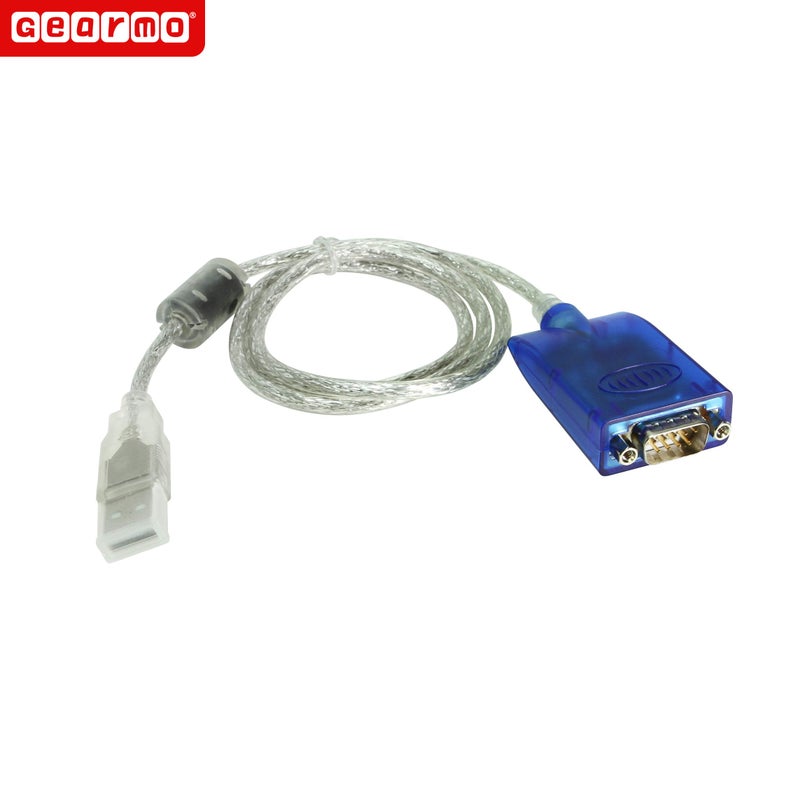Gearmo 36in FTDI USB to Serial Cable for MAC PC Linux, Win 11 w/Tx/Rx LEDs