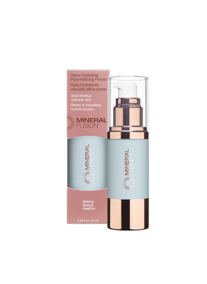 Mineral Fusion Dewy Hydrating Pore-Refining Primer, 0.84 Fl Oz (Pack of 1)  - Image 1