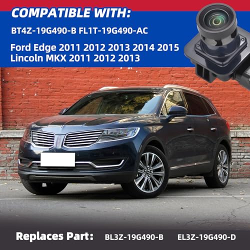 Dngbymx Rear View Backup Camera Compatible with Ford Edge 2011 2012 2013 2014 2015 Lincoln MKX 2011 2012 2013 Parking Assist Camera Replace# BT4Z-19G490-B FL1T-19G490-AC - Image 2