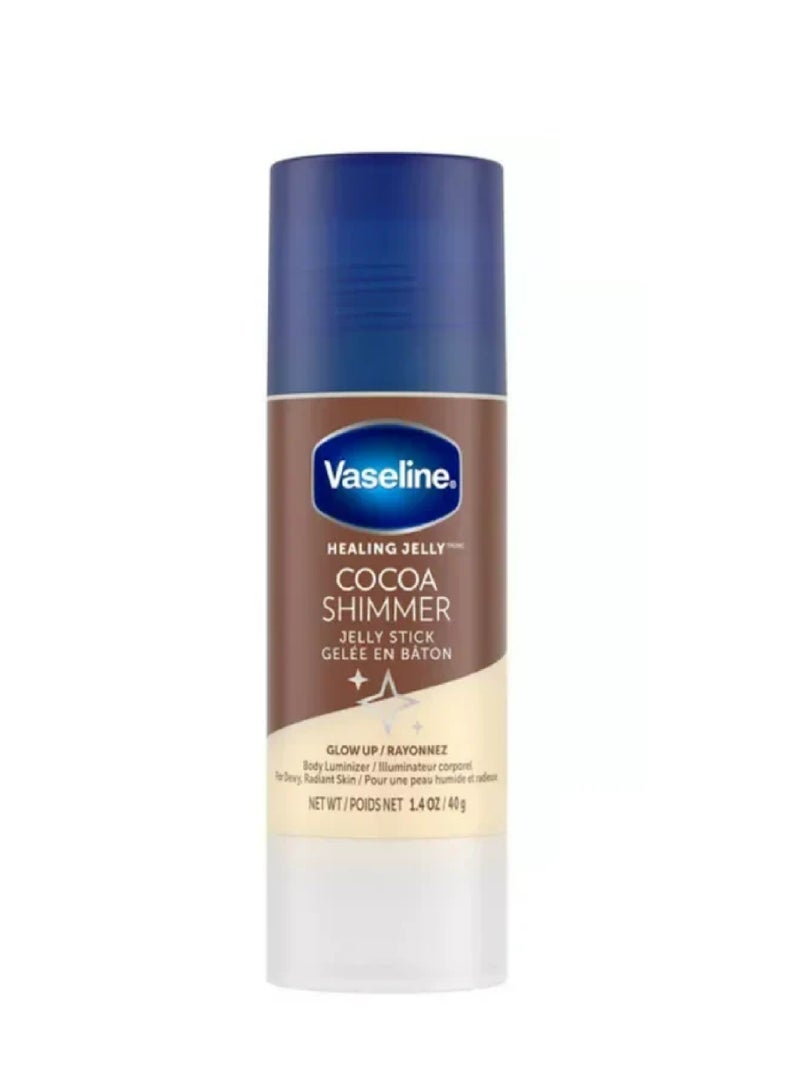 VASELINE HEALING JELLY COCOA SHIMMER STICK 40GM