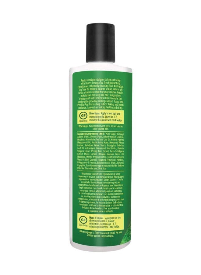 DESERT ESSENCE Desert Essence Tea Tree Replenishing Conditioner 12.7 fl oz 375 ml  - Image 3
