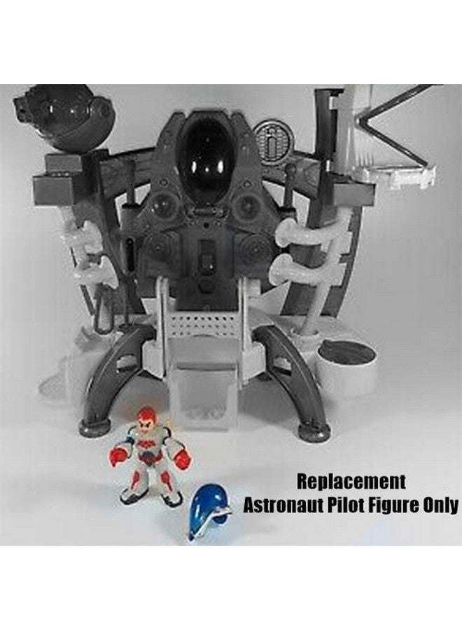 Imaginext Replacement Parts Playset ~ Fisher-Price Alpha Explorer | BFR72 ~ Replacement Space Action Figure Astronaut Pilot - Image 5