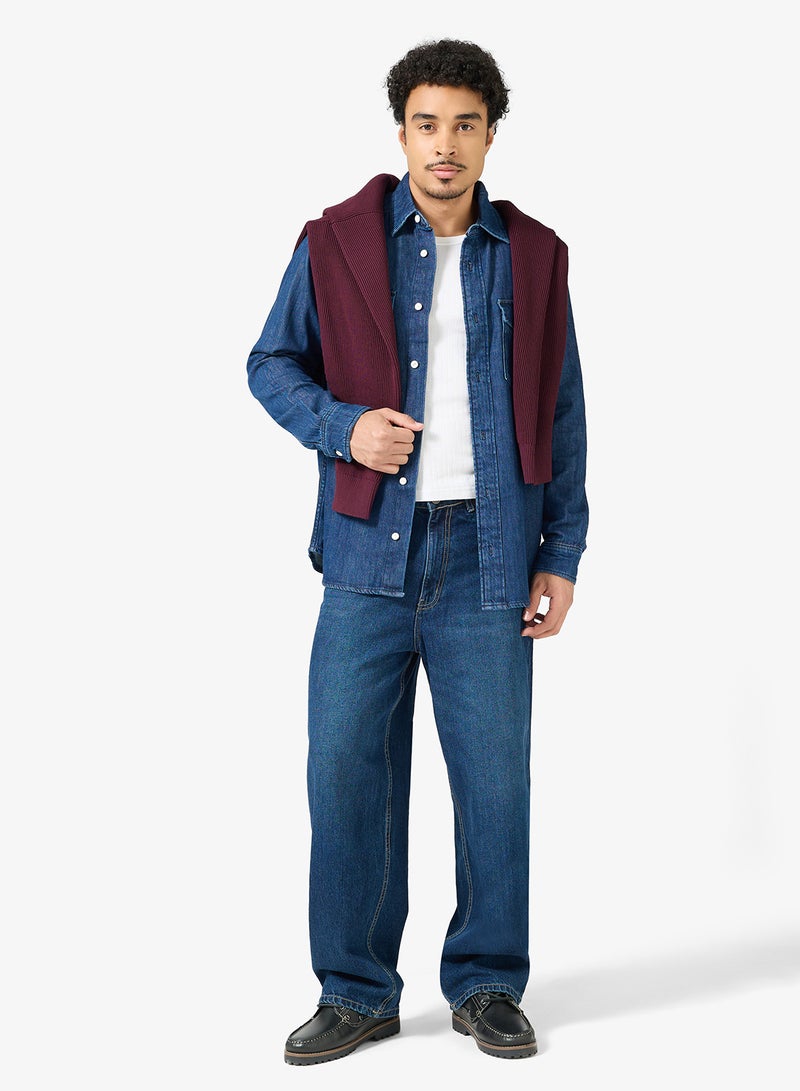 جاك اند جونز قميص جينز بأكمام طويلة - Image 4