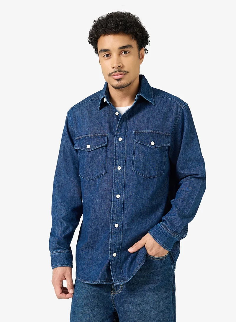 JACK & JONES Denim Long Sleeve Shirt