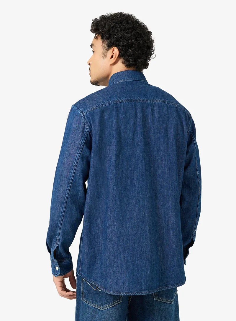 JACK & JONES Denim Long Sleeve Shirt