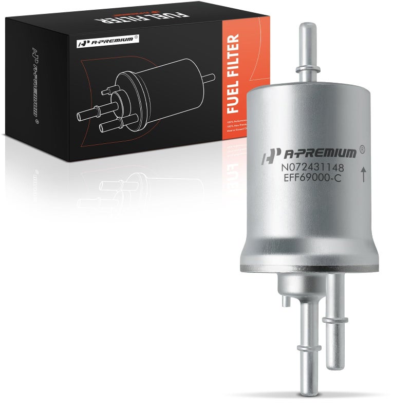 APremium Fuel Filter Compatible with Volkswagen Jetta 2006201020122018 Passat 20142016 Golf 2013 Tiguan 2018 Beetle 20142017 CC 2014 Golf R Eos GTI Audi A3A3 Quattro 20062013 TT