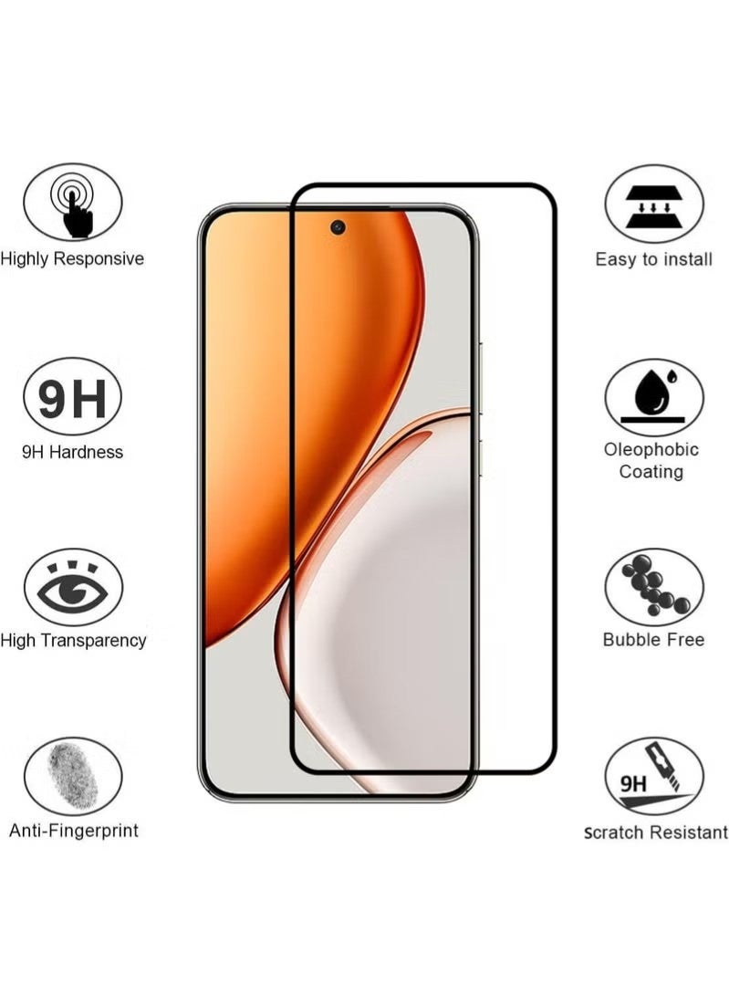 واقي شاشة وكاميرا 2 في 1 لهاتف Honor X9d 5G - درع شفاف عالي التغطية لحماية كاملة من الخدوش والصدمات - Image 4
