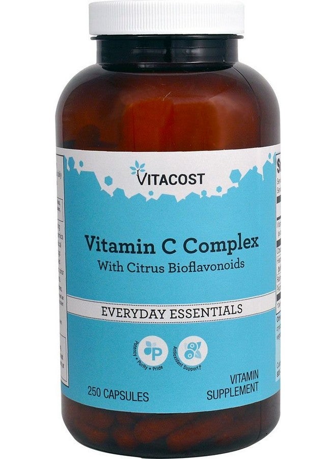 Vitacost Brand Vitacost Buffered C w/ Bioflavonoid Complex -- 1000 mg per serving - 250 Capsules - Image 1