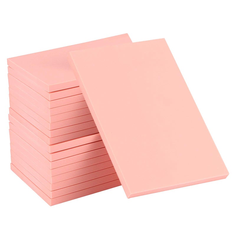 ZOENHOU 20 PCS 4 x 6 Inches Rubber Stamp Carving Blocks Creative Soft Colorful Carving Tools for Rubber Stamps Engraving Crafts Supplies