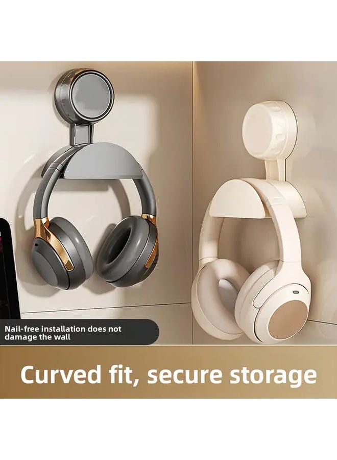 3Pcs White Wall Mounted Hooks No Installation Required Suction Cup Shelves For Room Living Room - Image 2