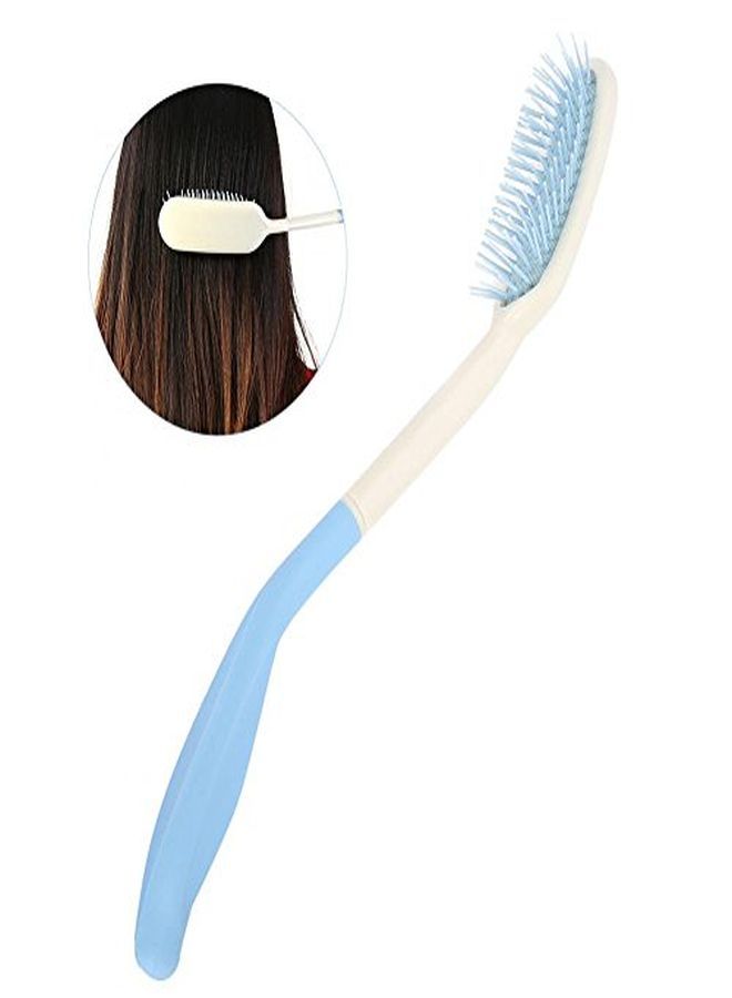 Semme Long Handle Soft Comb And Brush, Long Handled Comb And Brush Set Long Handle Comb Hair Brush Anti-Slip Ergonomic Long Comb Reach(Hair Brush) - Image 1