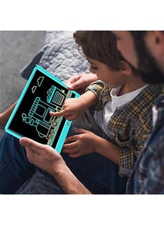 Arabest 15 Inch Colorful Electronic Drawing Pad for Kids, Educational Doodle Board Toy Gift for 3-8 Year Old Girls Boys, LCD Writing Tablet, Travel Birthday Present, Blue  - Image 5