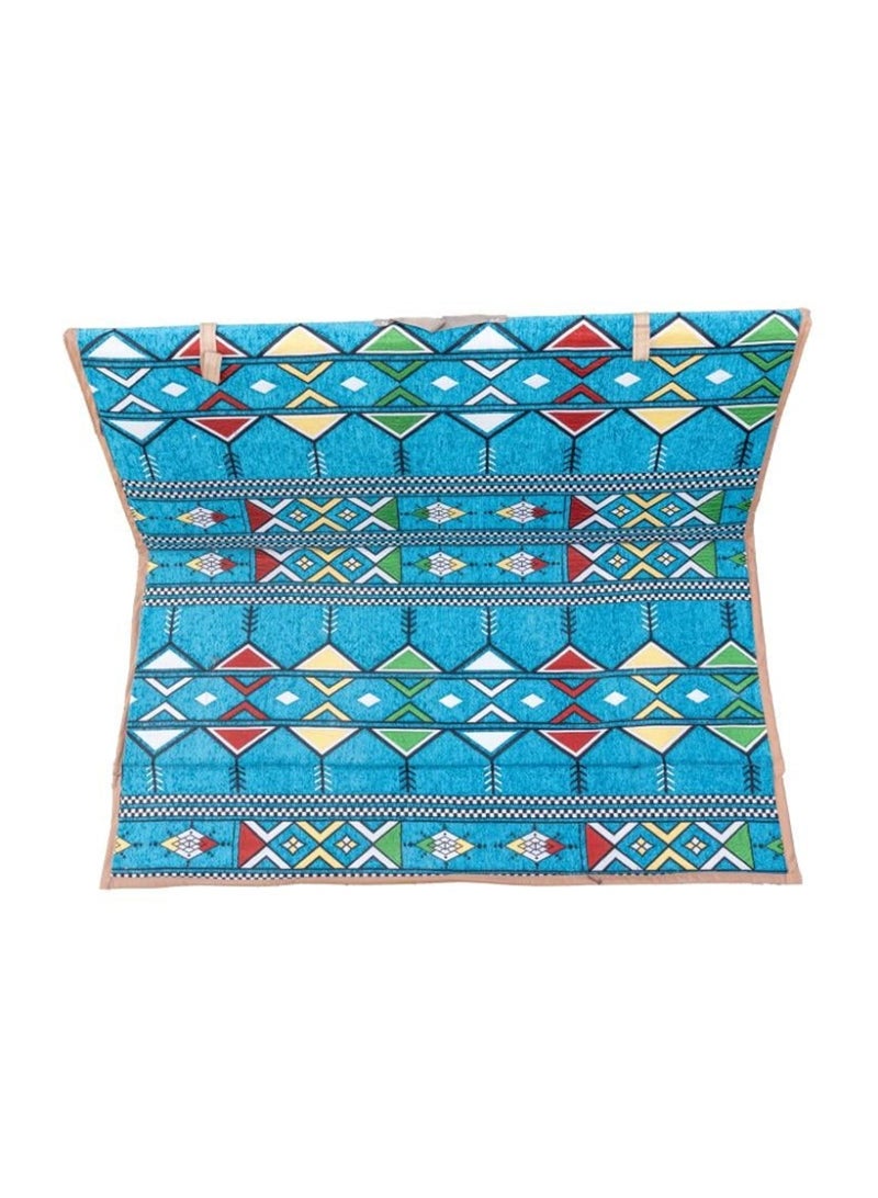 كادي ون بساط رحلات أرضي مكون من 5 قطع 200*300 سم، سجادة تخييم ل 9 اشخاص مبطن من 4 كراسي أرضية و مدة ، مجلس رحلات قماش تركي قابل للطي سماكة عالية مريح للجلوس مثالي للصحراء و البر - Image 3