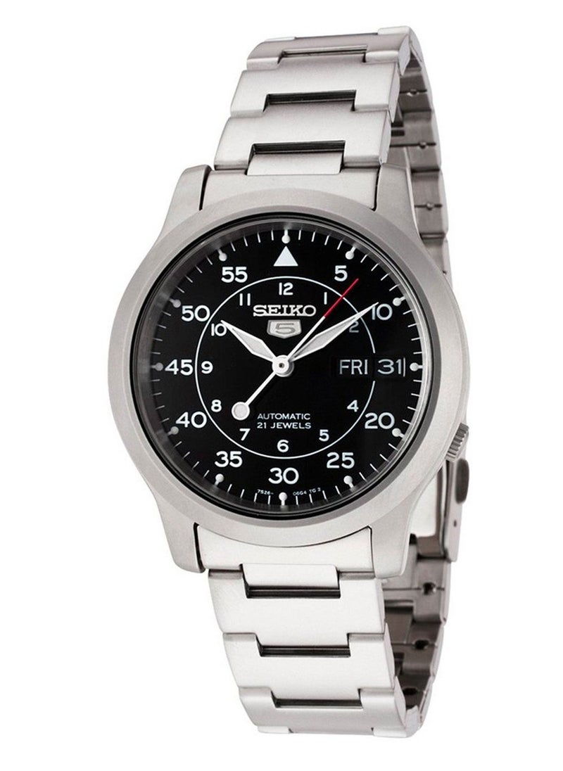 Seiko - 5 Automatic Analog Stainless Steel Men's Watch SNK809K1 - Image 1
