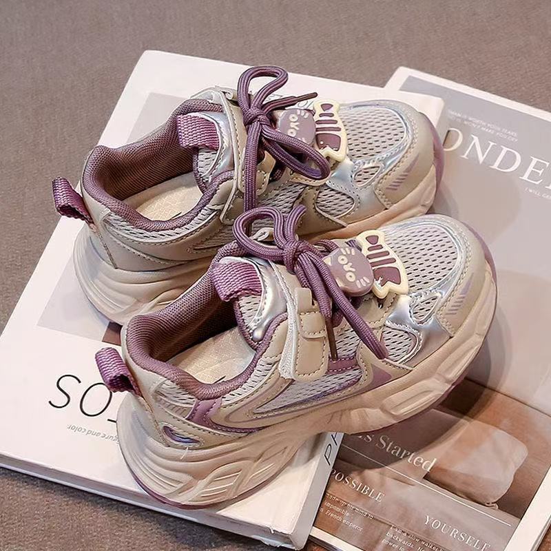 Mesh Sneakers Lightweight Flexible Sole Walking Shoes For Kids Indoor And Outdoor Activities - Image 4