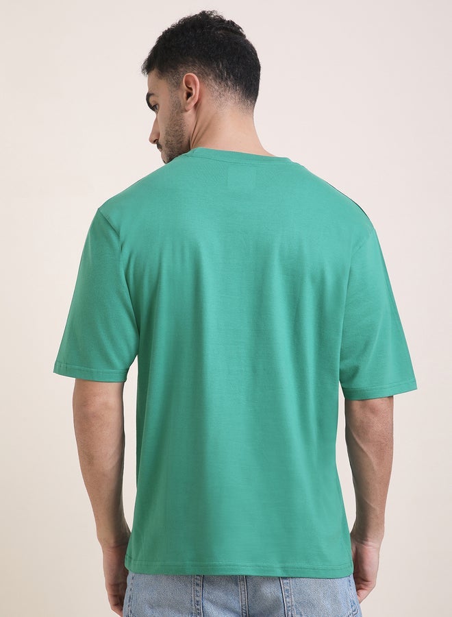 Difference of Opinion Men Oversized Crew Neck Printed T-Shirt - Image 3