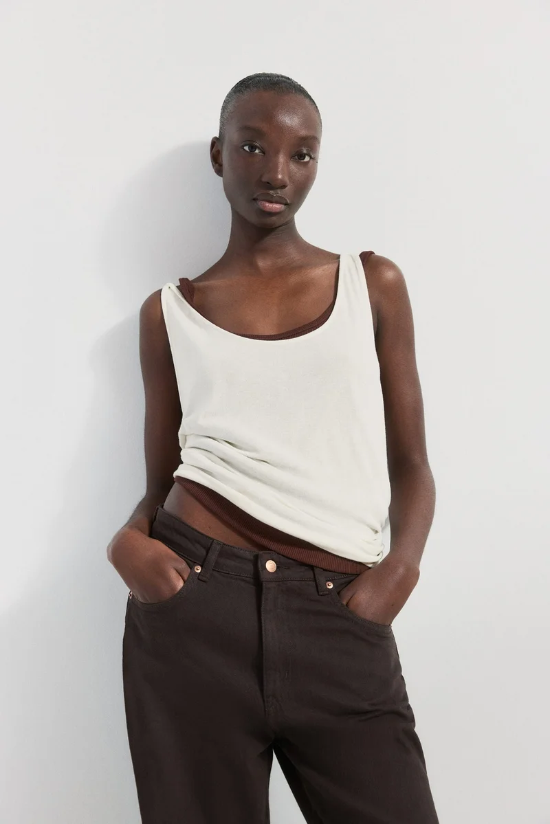 H&M Scoop-neck vest top