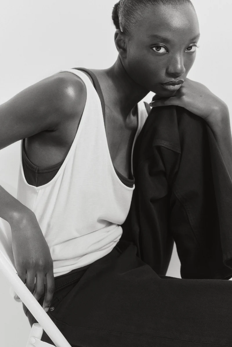 H&M Scoop-neck vest top