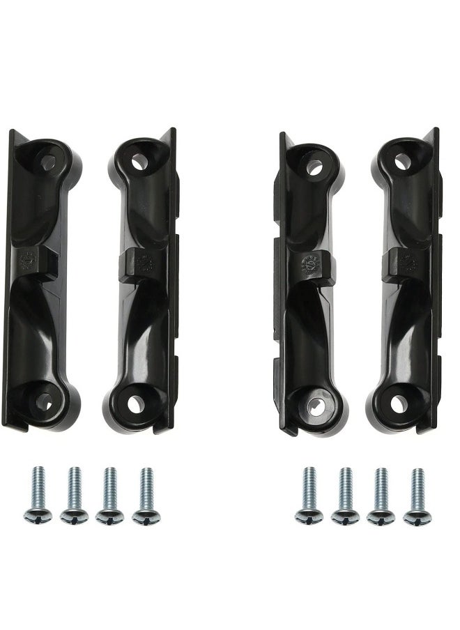 Generic - 4 PCS Black CPU Fan, AM4 Backplane Back Durable CPU Heatsink Bracket, CPU Fan Support Bracket for AM4 - Image 1