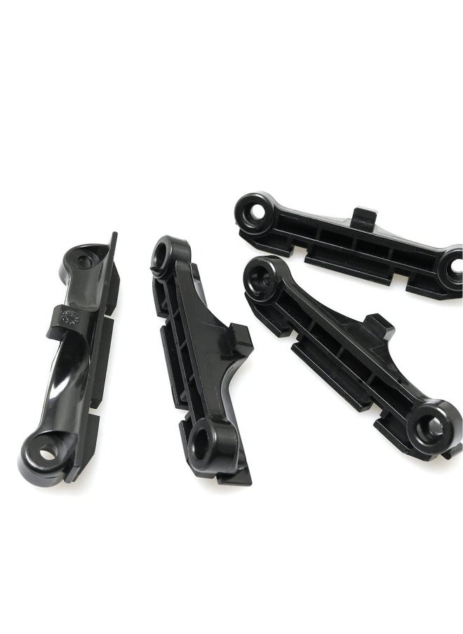 Generic - 4 PCS Black CPU Fan, AM4 Backplane Back Durable CPU Heatsink Bracket, CPU Fan Support Bracket for AM4 - Image 1